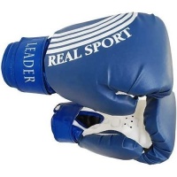 Перчатки боксерские LEADER   4 унций, синий